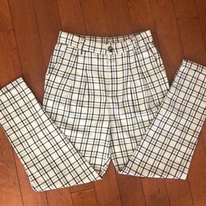 Plaid trousers from Full Tilt